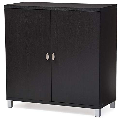 Bowery Hill Brown Multipurpose Entryway Storage Cabinet - Organize Shoes, Coats & Accessories for Home Entryway & Mudroom