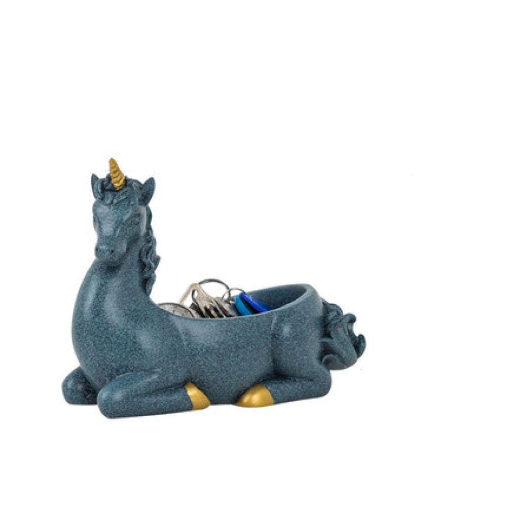 Unicorn Key Holder Box - Decorative Porch & Coffee Table Storage Organizer for Home Decor | Perfect for Entryway, Living Room & Office Desk