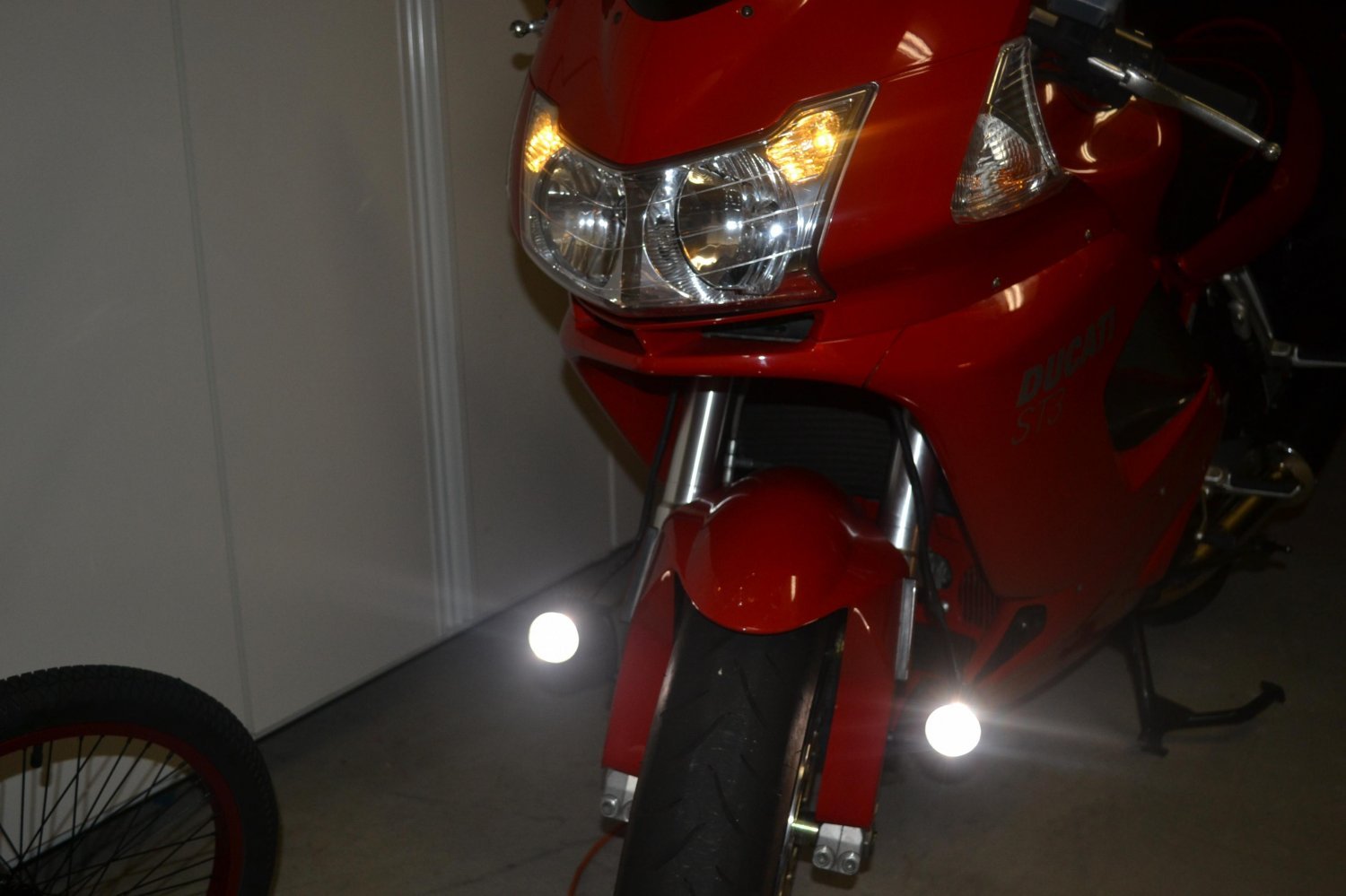 Ducati ST2 ST3 ST4 LED Auxiliary Lights - High Brightness Motorcycle Fog Lights for Night Riding & Off-Road Adventure