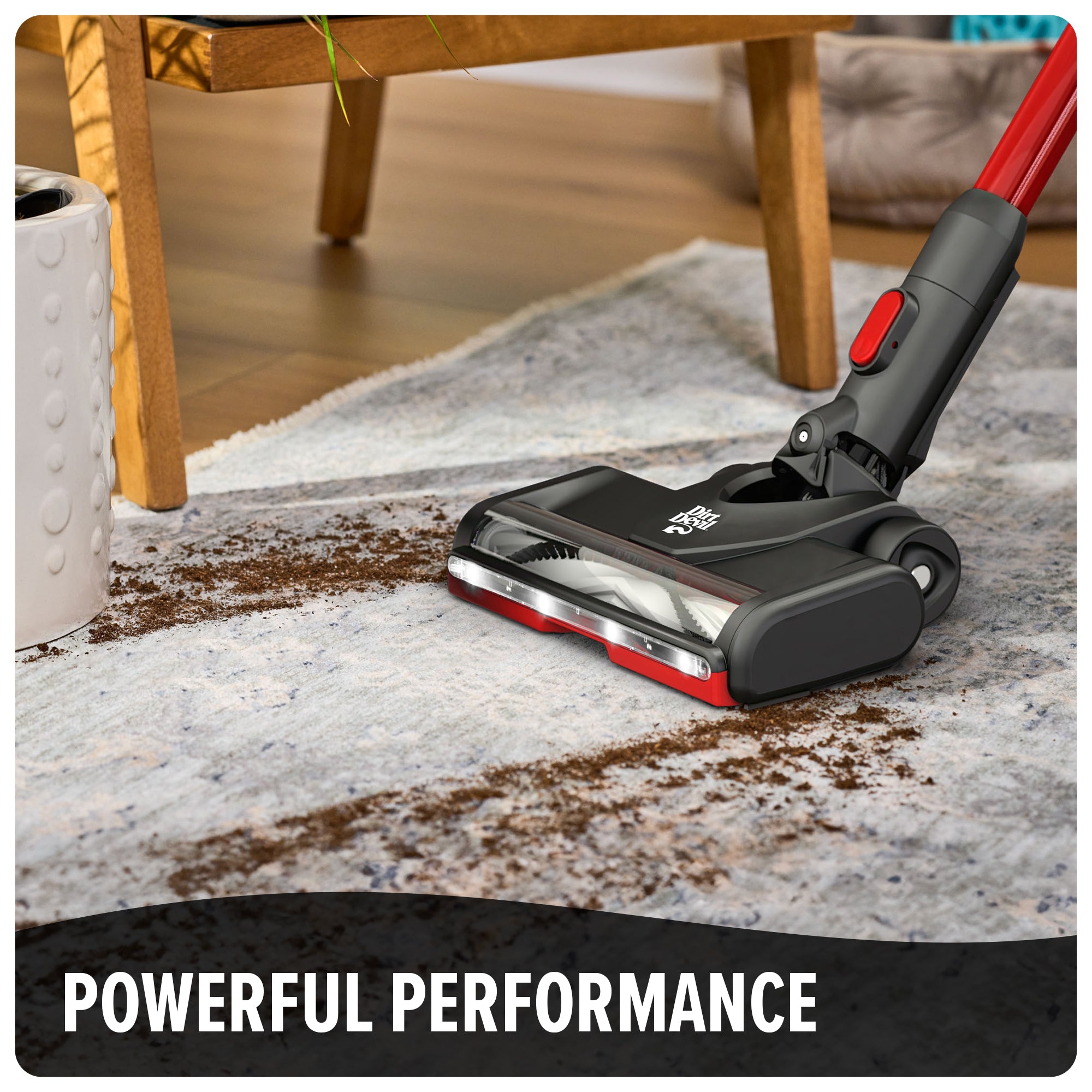 Lightweight Cordless Stick Vacuum Cleaner - Powerful Suction for Hardwood Floors & Carpets - Perfect for Pet Hair, Stairs & Quick Cleanups