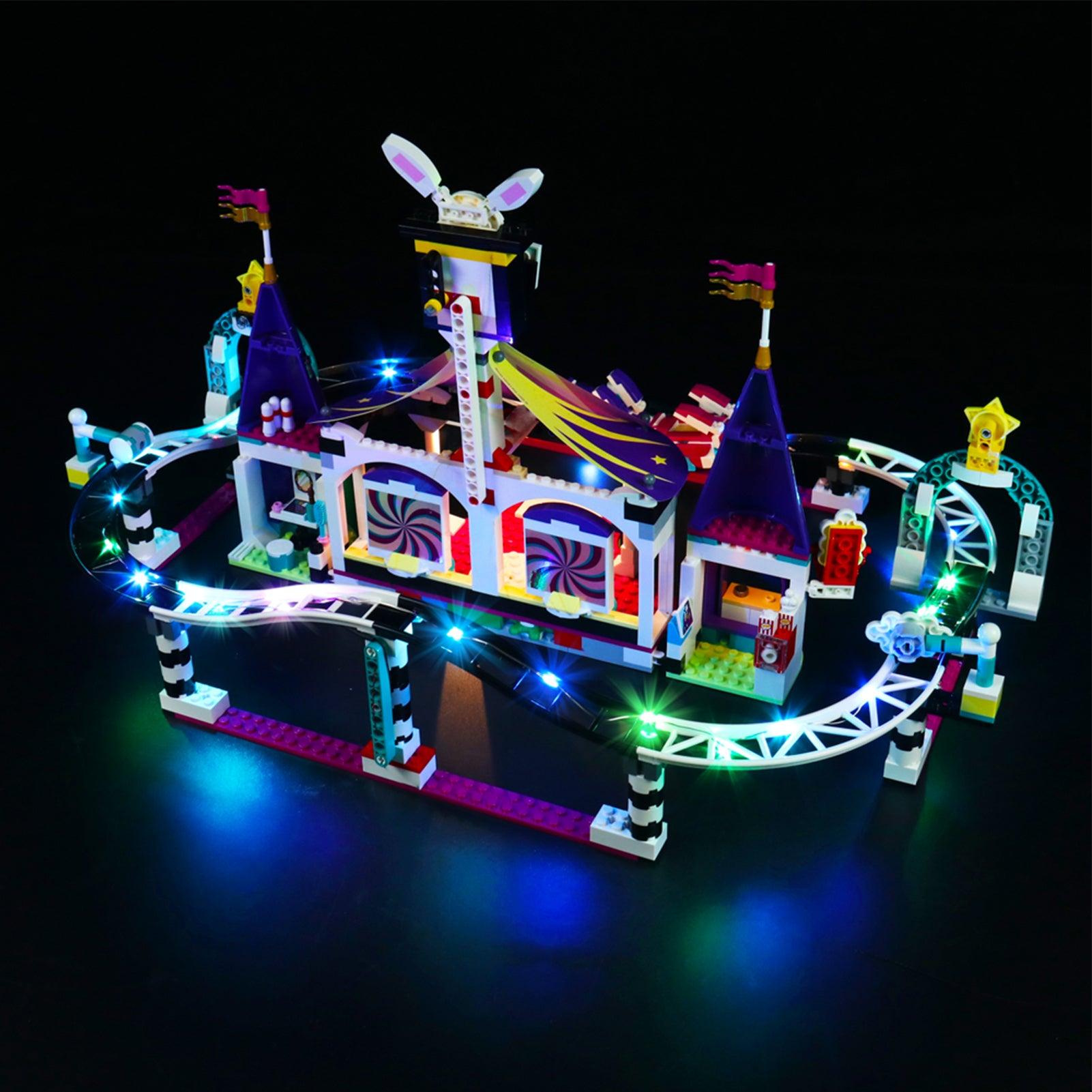 LEGO Friends Roller Coaster 41685 Light Kit - LED Lighting Set for Building Blocks | Perfect for Night Displays & Model Showcases