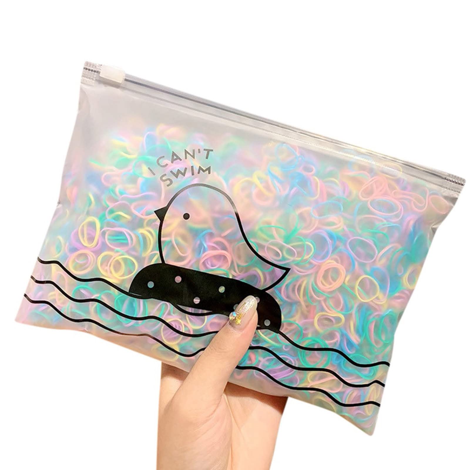 Colorful Hair Ties for Women & Kids - 1000PCS Elastic Hair Bands for Daily Styling