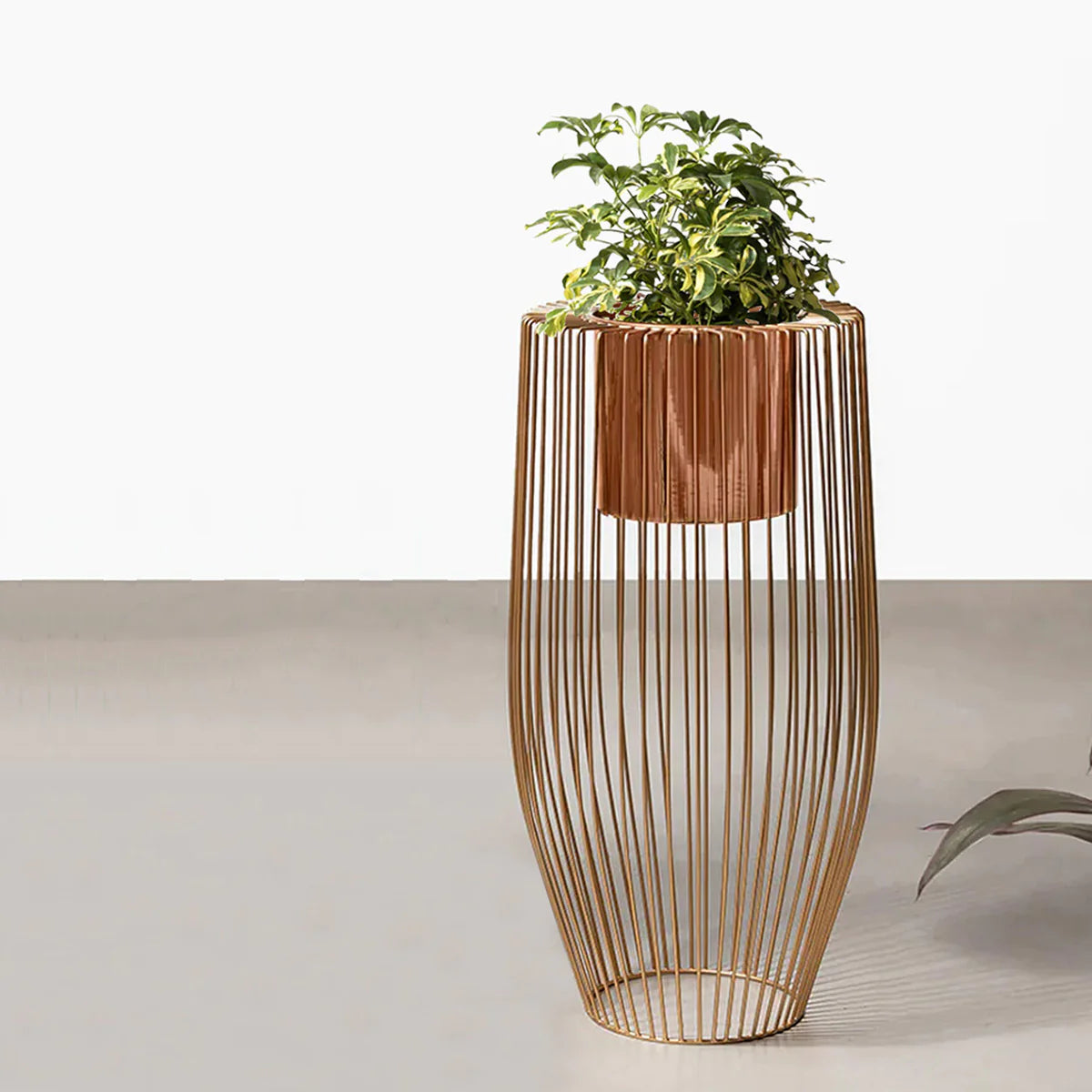 Euphoric Earth Small Rose Gold Planters – Stylish Indoor & Outdoor Flower Pots for Home Decor, Office, and Garden
