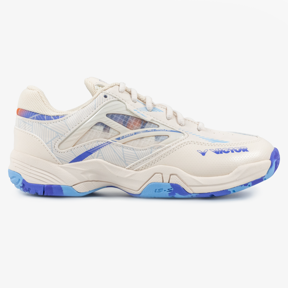 Victor A362 VJ Running Shoes - Light Khaki/Light Purple Iris - Lightweight & Breathable for Men & Women - Perfect for Jogging, Gym Workouts & Daily Walking