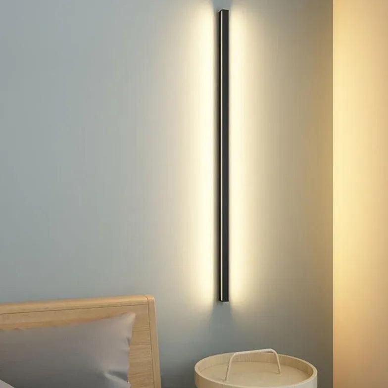 Dimmable LED Wall Lights Black - Modern Indoor Lighting for Bedroom, Living Room & Hallway - Energy Efficient & Adjustable Brightness