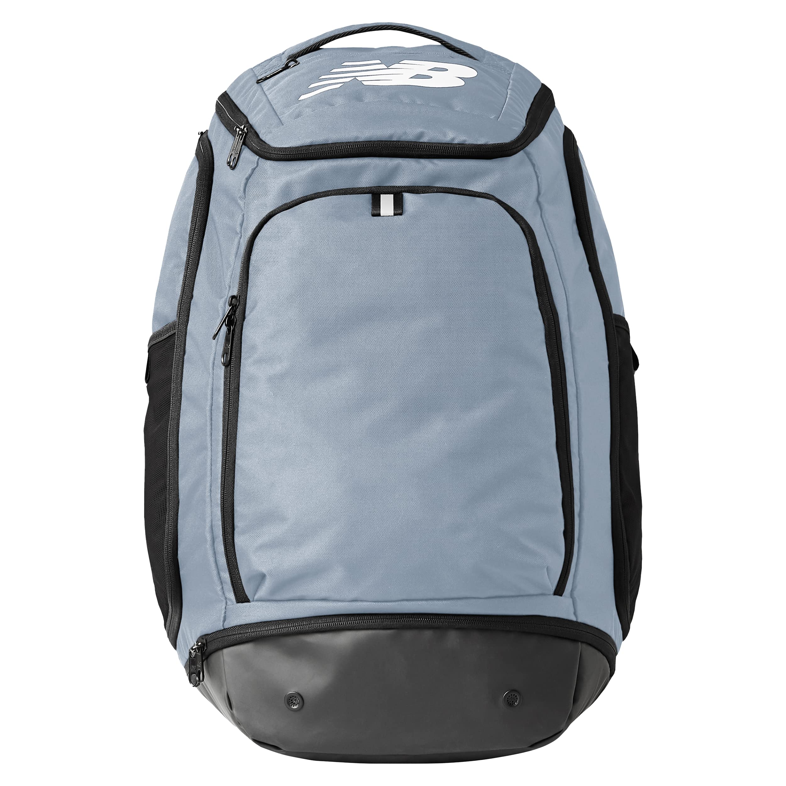 New Balance Sports Backpack for Men & Women - Durable Team Travel Gym Bag with Multiple Pockets, Grey One Size - Perfect for Workout, Gym, School & Travel Accessories