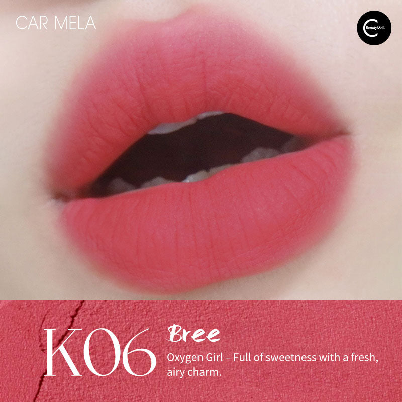 CARMELA Low Saturation Nude Lip Mousse - Long Lasting Matte Liquid Lipstick for Everyday Natural Makeup Look | Perfect for Office, Date Night and Special Occasions