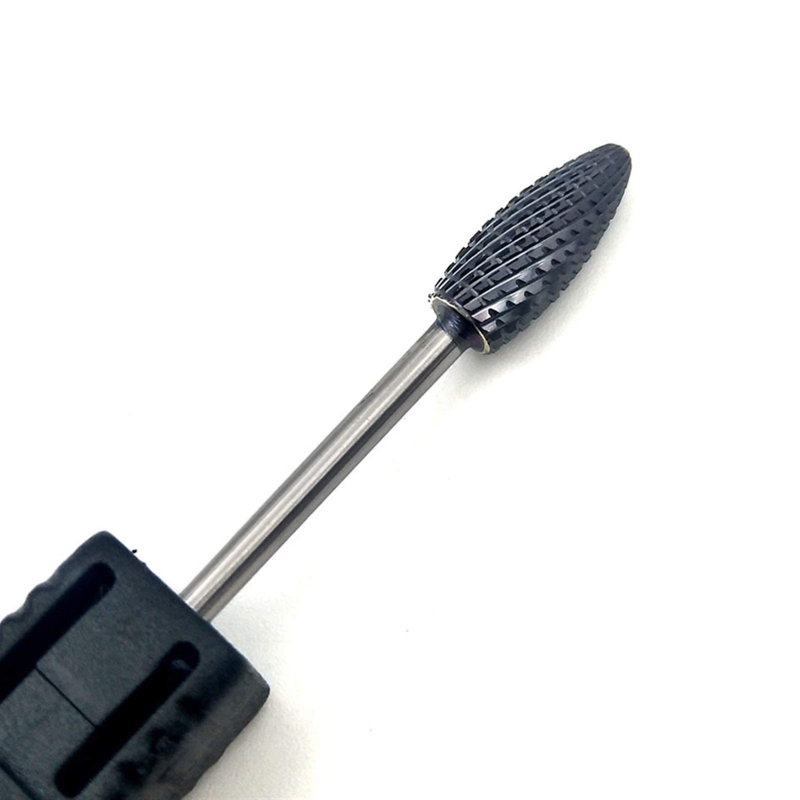 Black Titanium Tungsten Carbide Nail Drill Bit 3/32