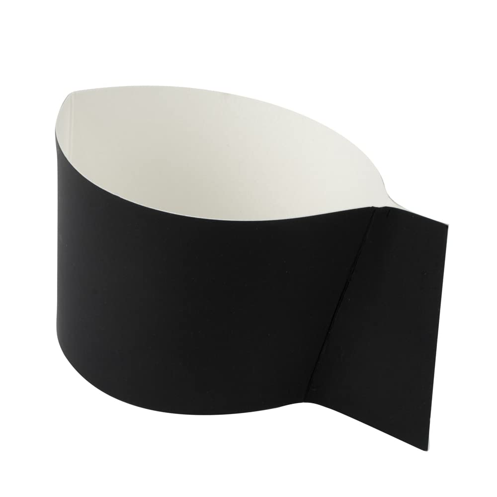 Restpresso 1000-Pack Disposable Hot Coffee Sleeves with Handle - Fits 12oz, 16oz & 20oz Cups - Eco-Friendly Black Paper Cup Jackets (Cups Sold Separately) - Perfect for Coffee Shops, Cafes & Takeout Services