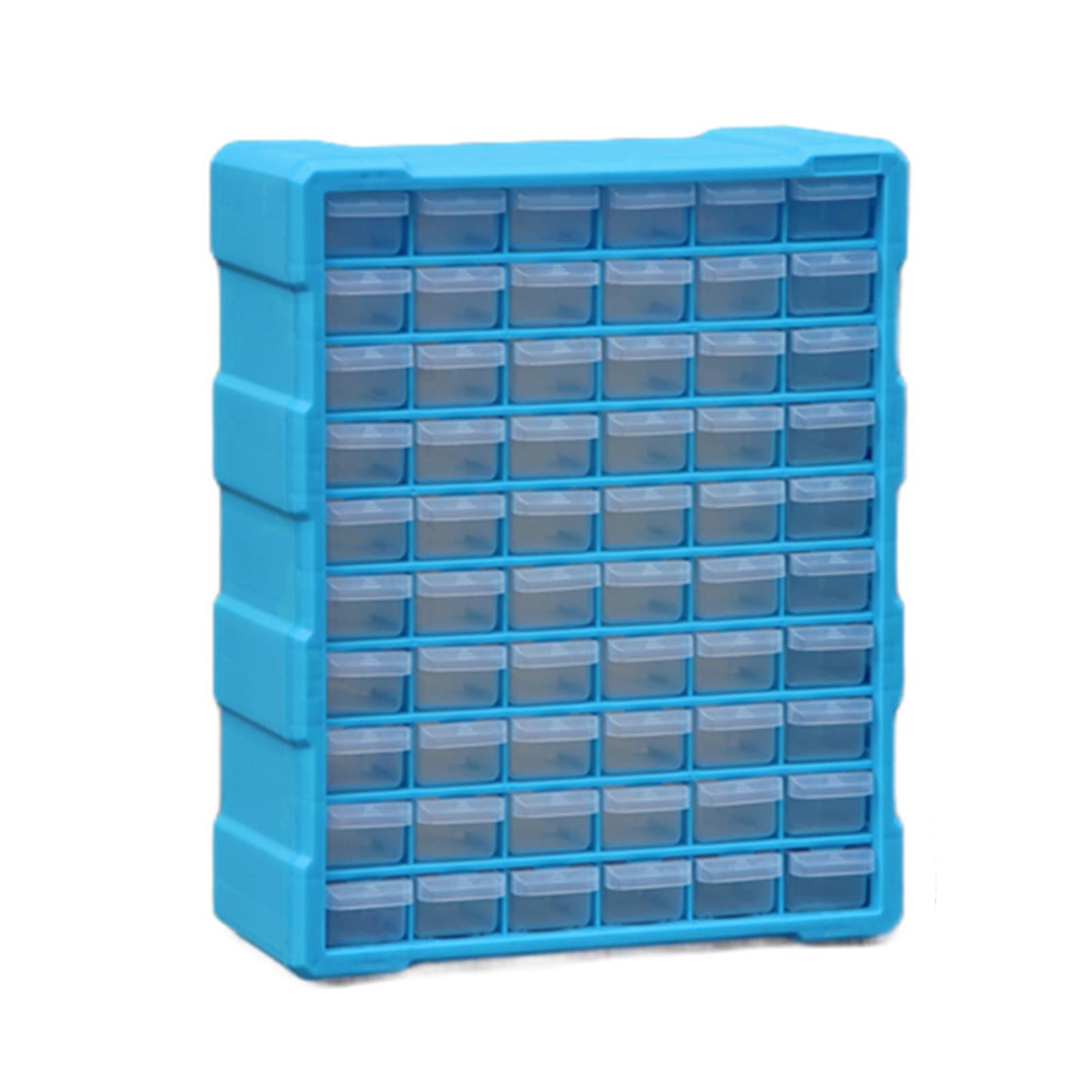 60-Drawer Plastic Storage Cabinet - Organizer for Tools, Hardware, Crafts & DIY Supplies - Wall or Desktop Mountable Tool Box (385x160x475mm) - Perfect for Workshops, Garages & Craft Rooms