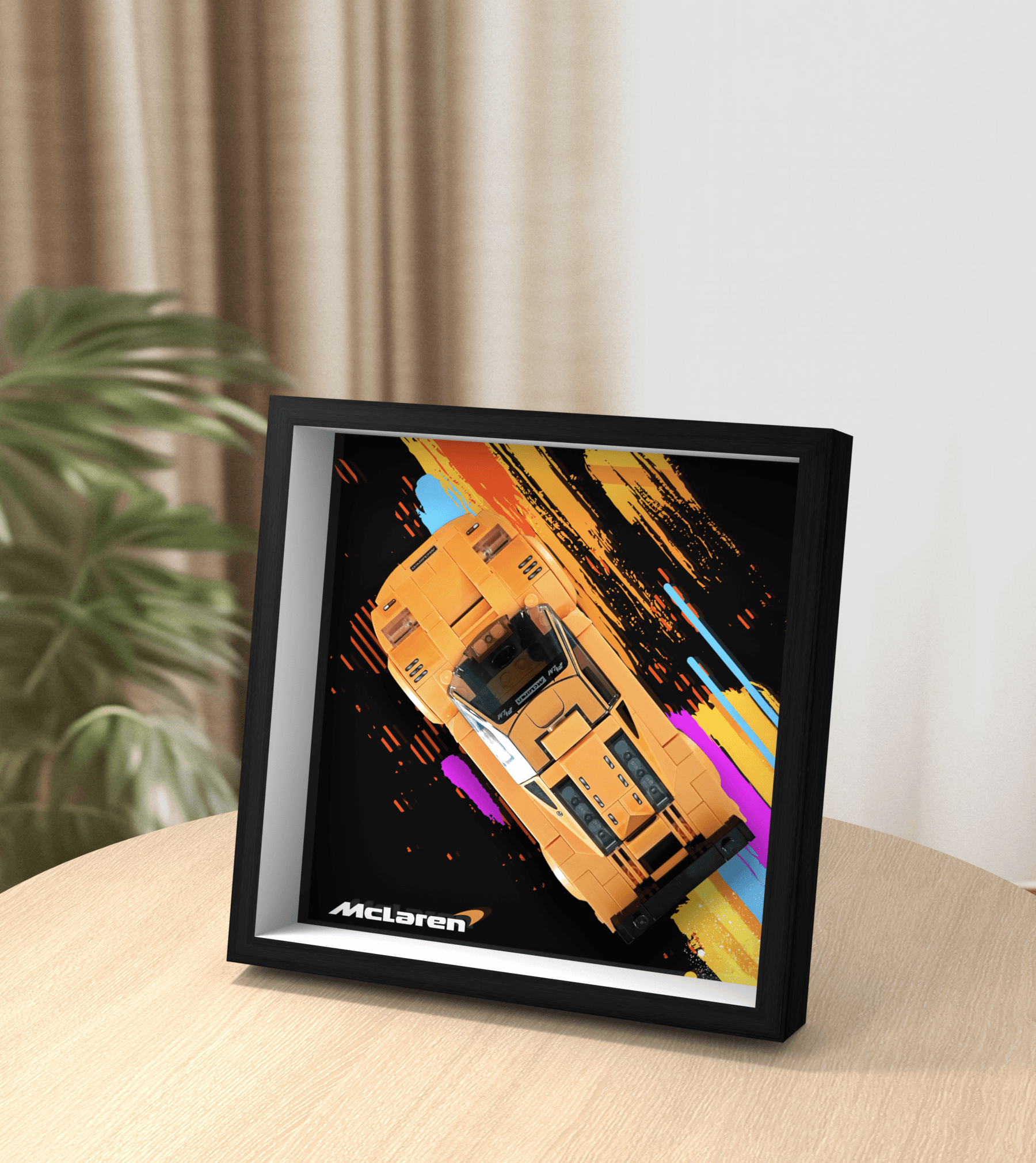 Lego Speed Champions McLaren 76918 Car Display Frame - Showcase Your Lego Model Collection | Perfect for Home Decor, Office Display & Gift for Lego Fans