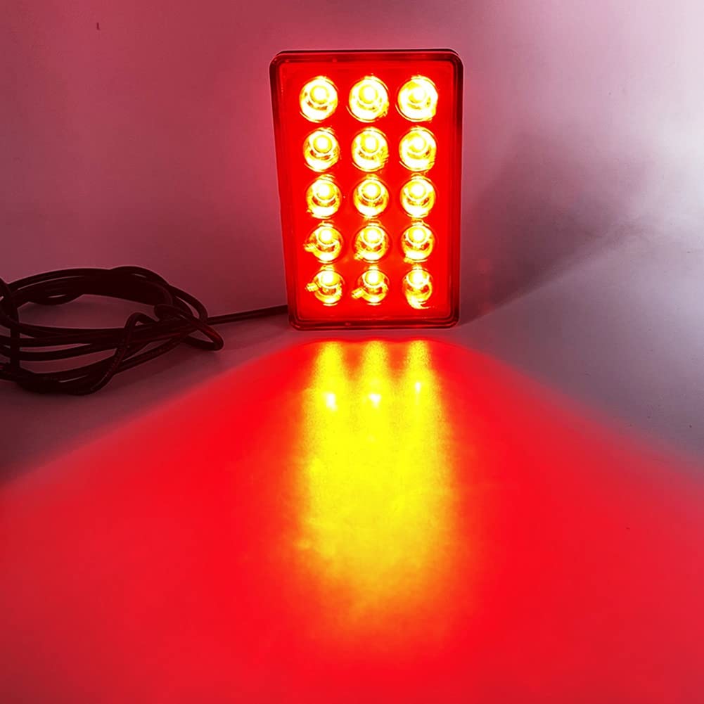 TRIPPER 15-LED F1 Style Universal Car Brake Light - Black Rear Spoiler Tail Light with LED Technology | Perfect for Night Driving & Custom Car Modifications
