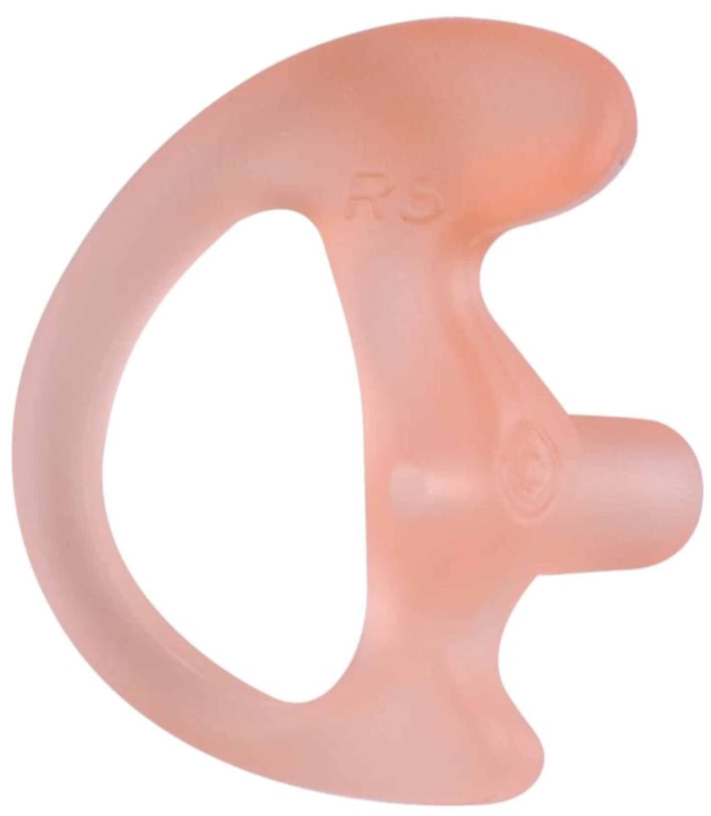 Beige Medium Replacement Earmold Earbud for Two-Way Radios - Compatible with Motorola, Kenwood & More - Secure Fit for Clear Communication (Work, Construction, Security & Outdoor Use)