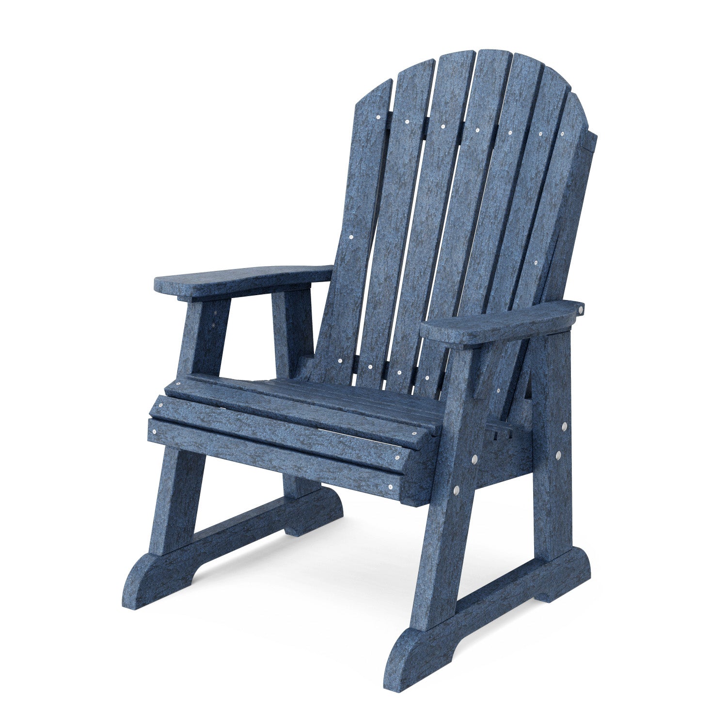 Heritage High Fan Back Chair - Classic Wooden Dining Chair with Upholstered Seat - Perfect for Farmhouse, Rustic & Traditional Dining Rooms