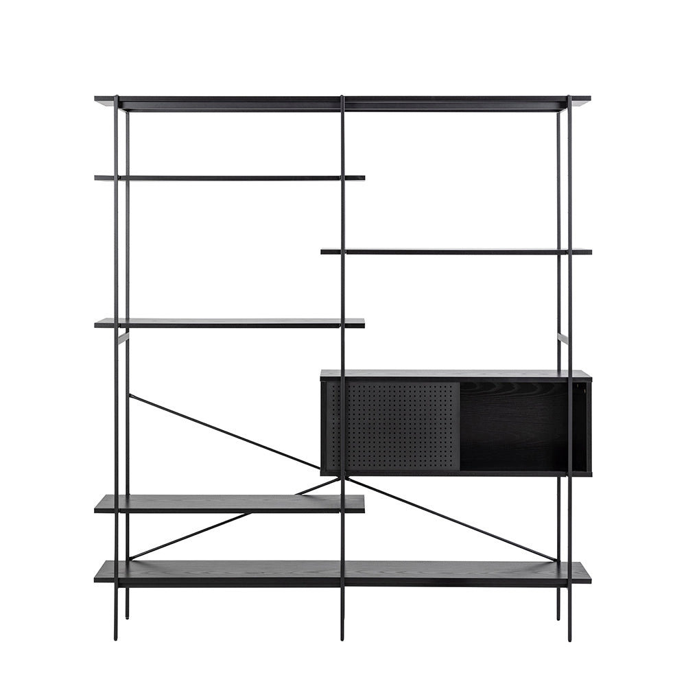 KREMAN 1.72M Black Display Unit - Perfect for Retail Stores, Trade Shows & Product Showcases