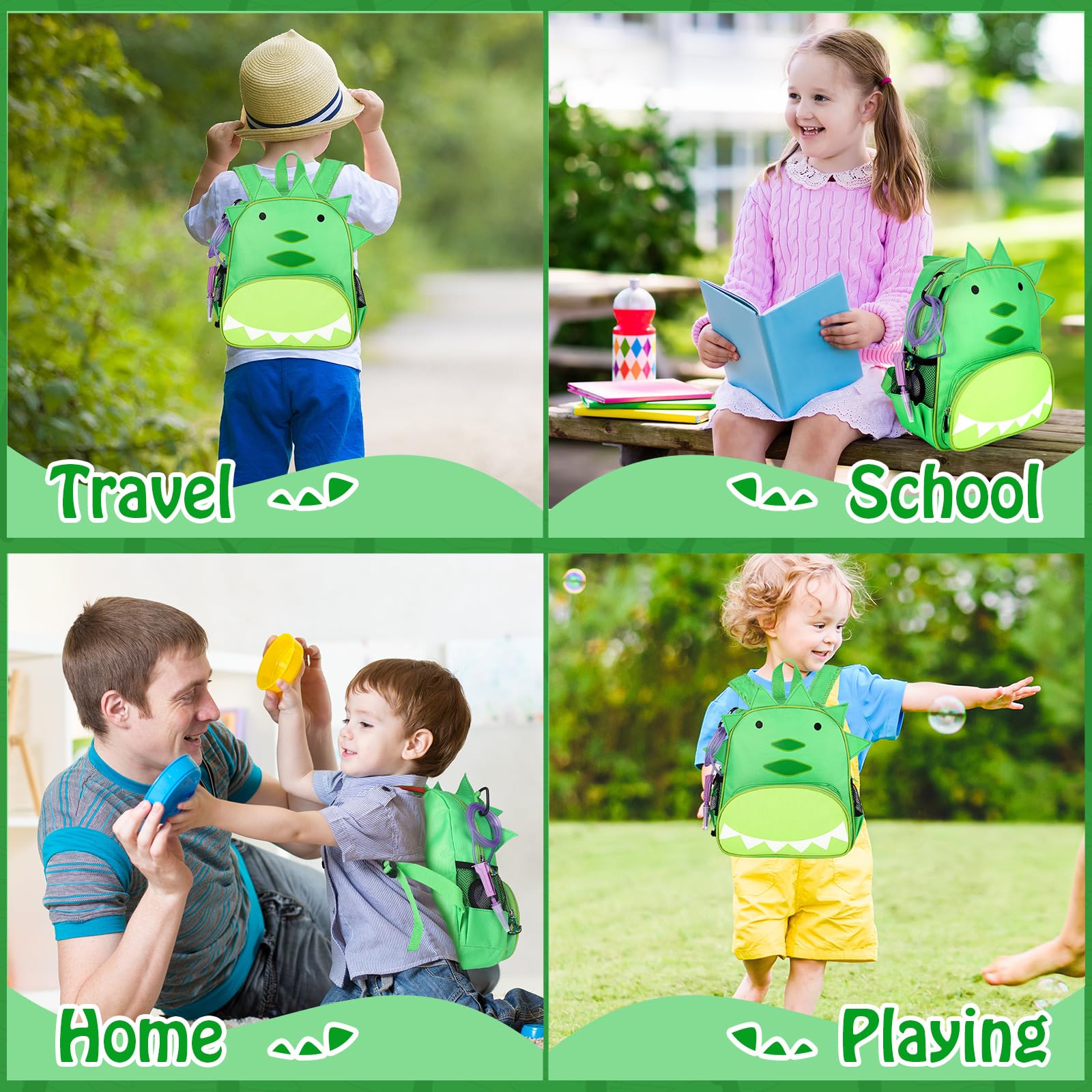 G Tube Backpack for Enteral Feeding Pump - Dinosaur Print, Portable Medical Bag for Kids & Adults