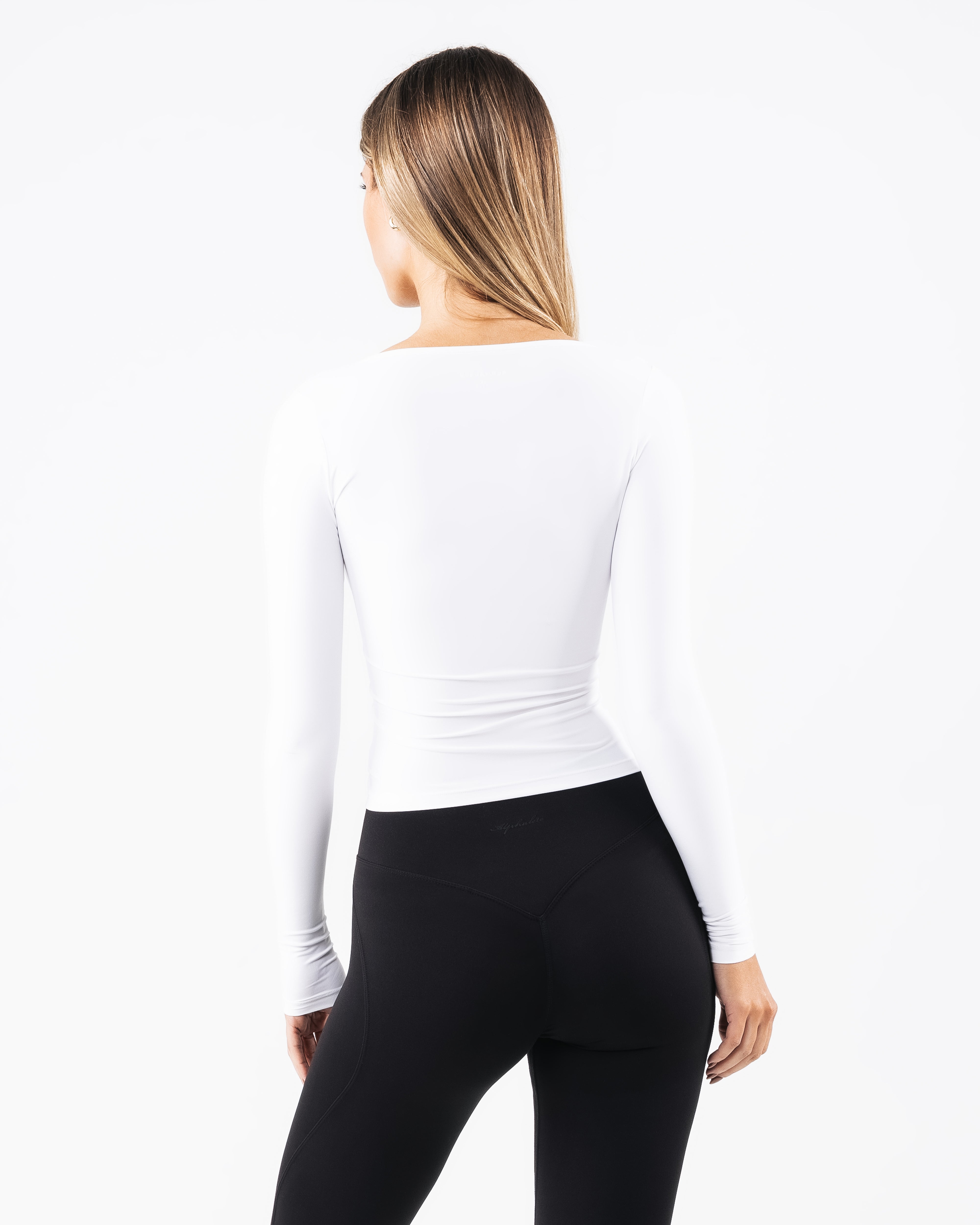 Basics Long Sleeve T-Shirt for Men & Women | Soft Cotton White Crewneck Shirt | Perfect for Layering, Casual Wear & Office Outfits