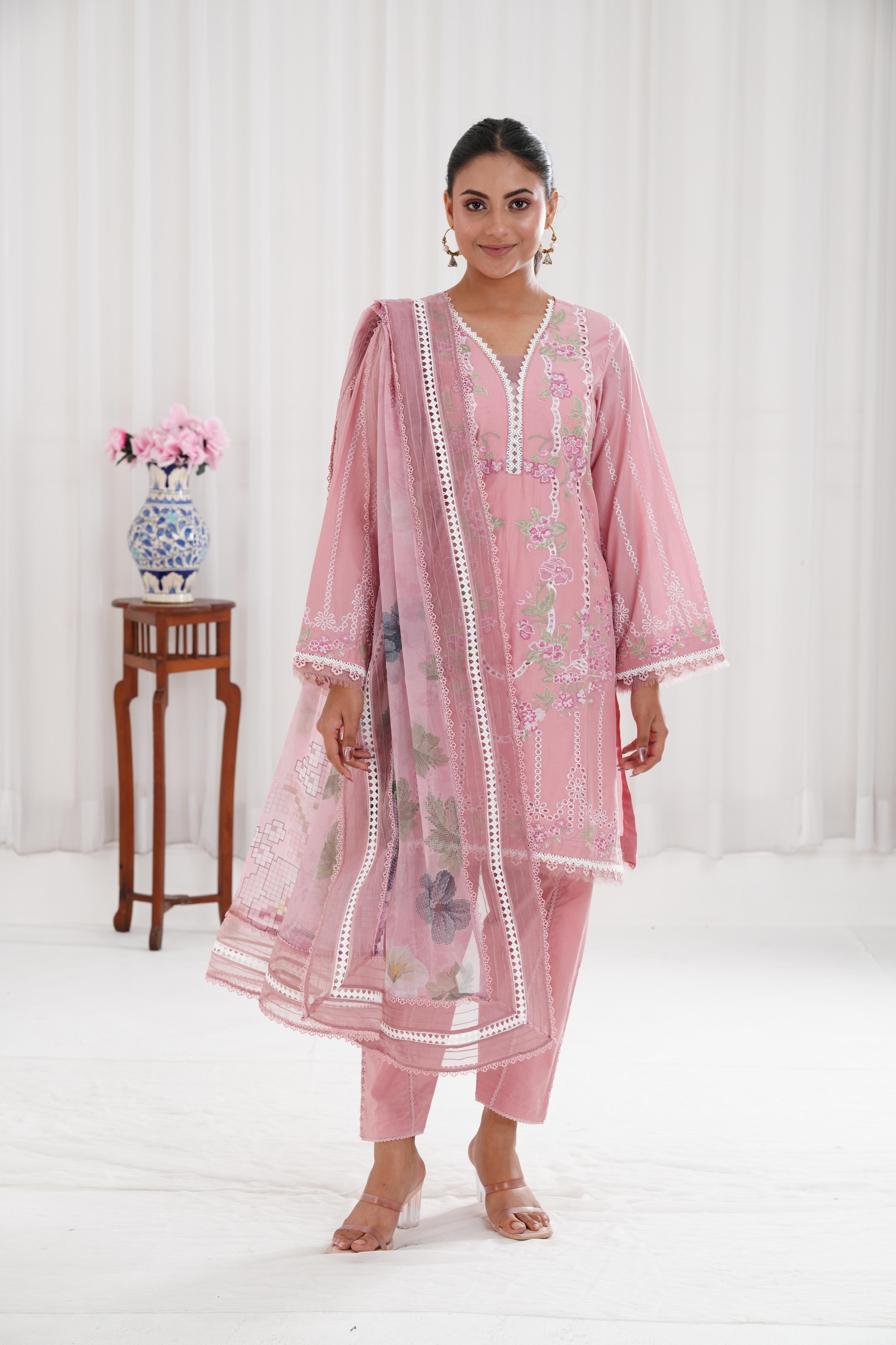 Sobia Nazir Vital Lawn Stitched Dress - Elegant Pakistani Formal Wear for Women - Perfect for Weddings, Parties & Special Occasions