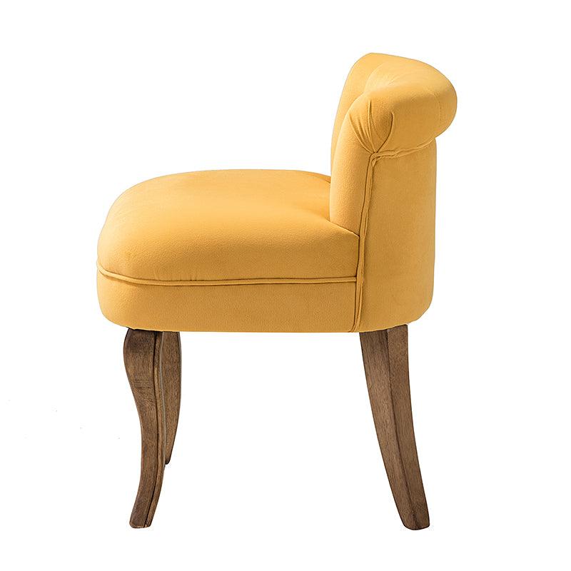 Moises Velvet Vanity Stool with Optional Types - Elegant Makeup Stool for Dressing Table, Bedroom & Bathroom