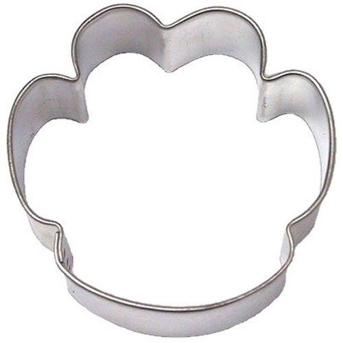 2.25 Inch Paw Print Cookie Cutter - USA Made Tin Plated Steel Dog Paw Cookie Mold for Baking, DIY Treats & Pet-Themed Parties