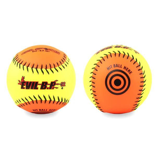 Evil Sports BP 52 12 Slowpitch Softballs - Official Game Balls for Training & Recreation - Perfect for Slow Pitch Softball Practice, Games & Tournaments