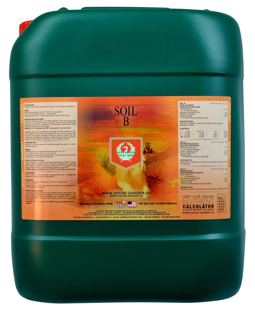 Premium Organic Potting Soil Mix - 20L (5.3 Gal) for Houseplants, Garden & Indoor Plants | Nutrient-Rich Soil for Flowers, Vegetables & Herbs | Ideal for Pots, Planters & Raised Beds