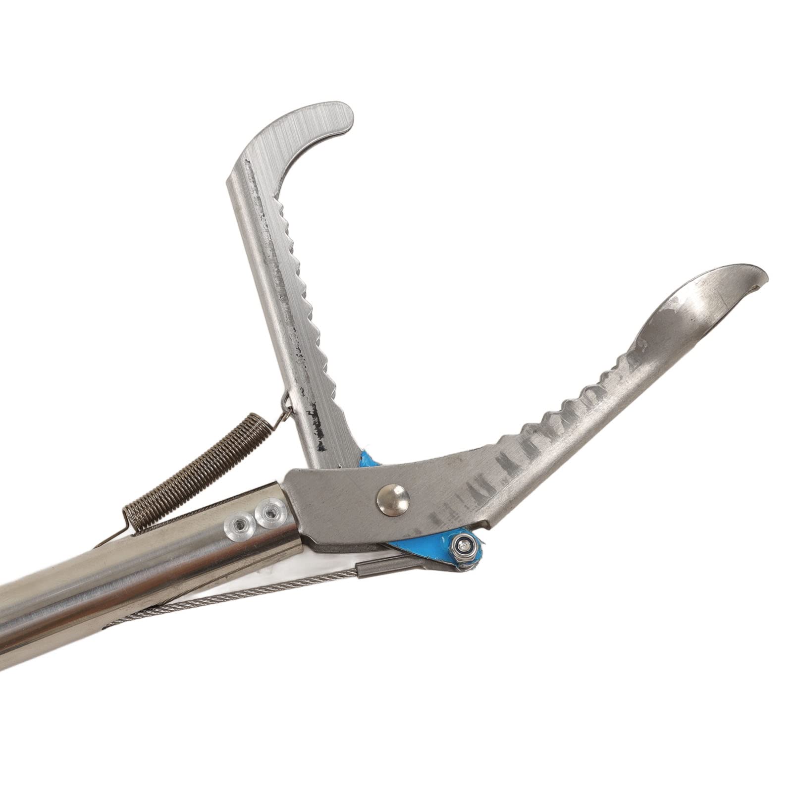 Premium Snake Tong with Foldable & Self-Locking Design - Heavy Duty Stainless Steel Reptile Grabber for Safe Handling - Perfect for Snake Catchers, Herpetologists & Outdoor Enthusiasts (Ideal for Wildlife Rescue, Reptile Research & Backyard Safety)