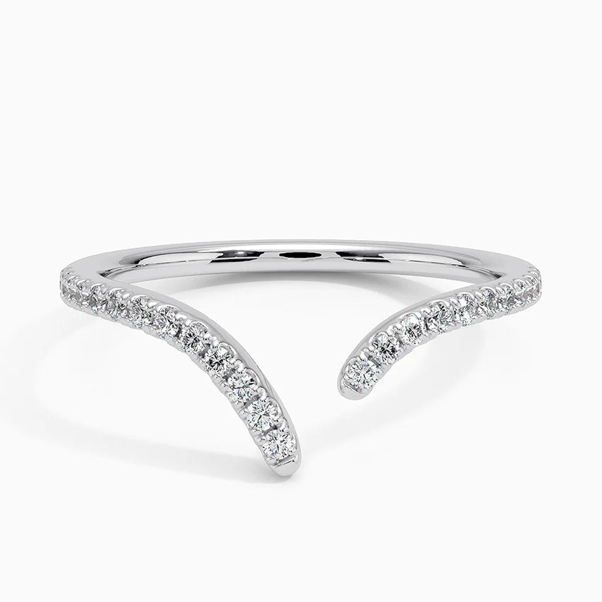 Rhône Open Wedding Band Ring LR97 - Elegant & Comfortable Titanium Ring for Men & Women - Perfect for Engagement, Anniversary & Everyday Wear
