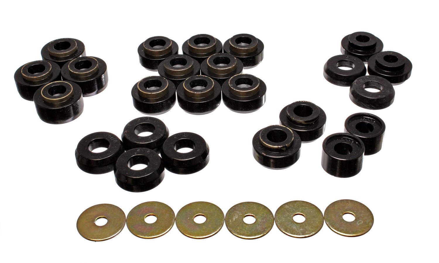Energy Suspension 3.4145G Body Mount Kit for GM Vehicles - Heavy Duty Rubber Bushings for Smooth Ride & Vibration Reduction - Perfect for Chevy, GMC Trucks & SUVs Off-Roading & Daily Driving