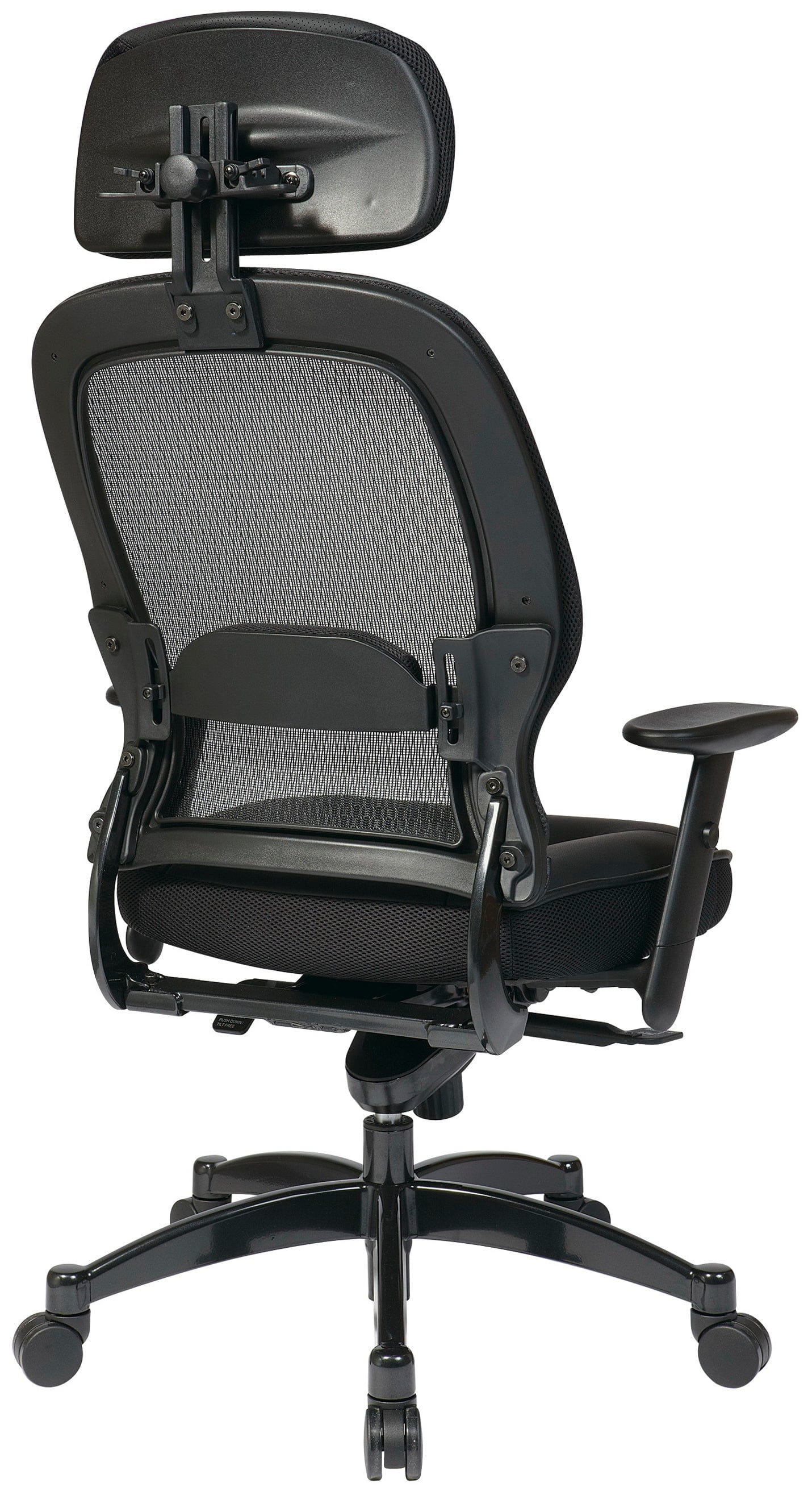 Space Seating Deluxe Matrex Back Mesh Office Chair with Lumbar Support - Ergonomic Computer Desk Chair for Home & Office Workspaces [25004]