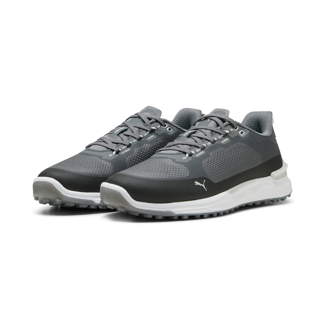 Puma Ignite Elevate X Spikeless Golf Shoes for Men - Sky/Black/Gray - Lightweight Comfort & Traction - Perfect for Golf Course & Casual Wear