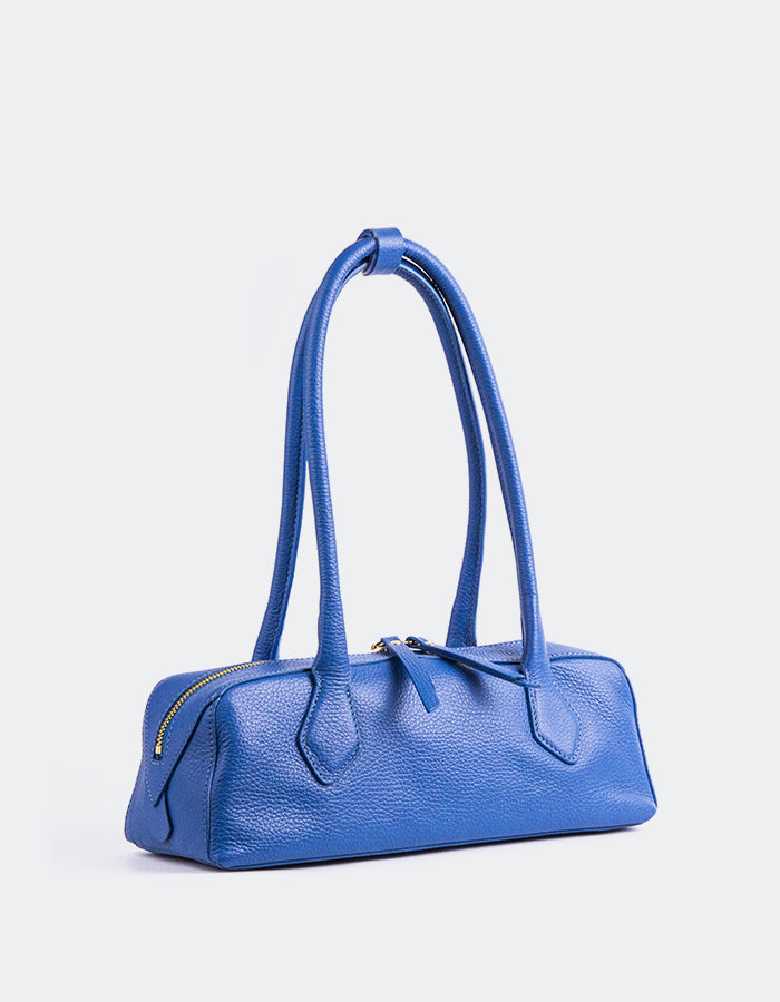 Premium Evanna Blue Genuine Leather Handbag - Stylish & Durable Women's Fashion Accessory for Work, Travel & Everyday Use