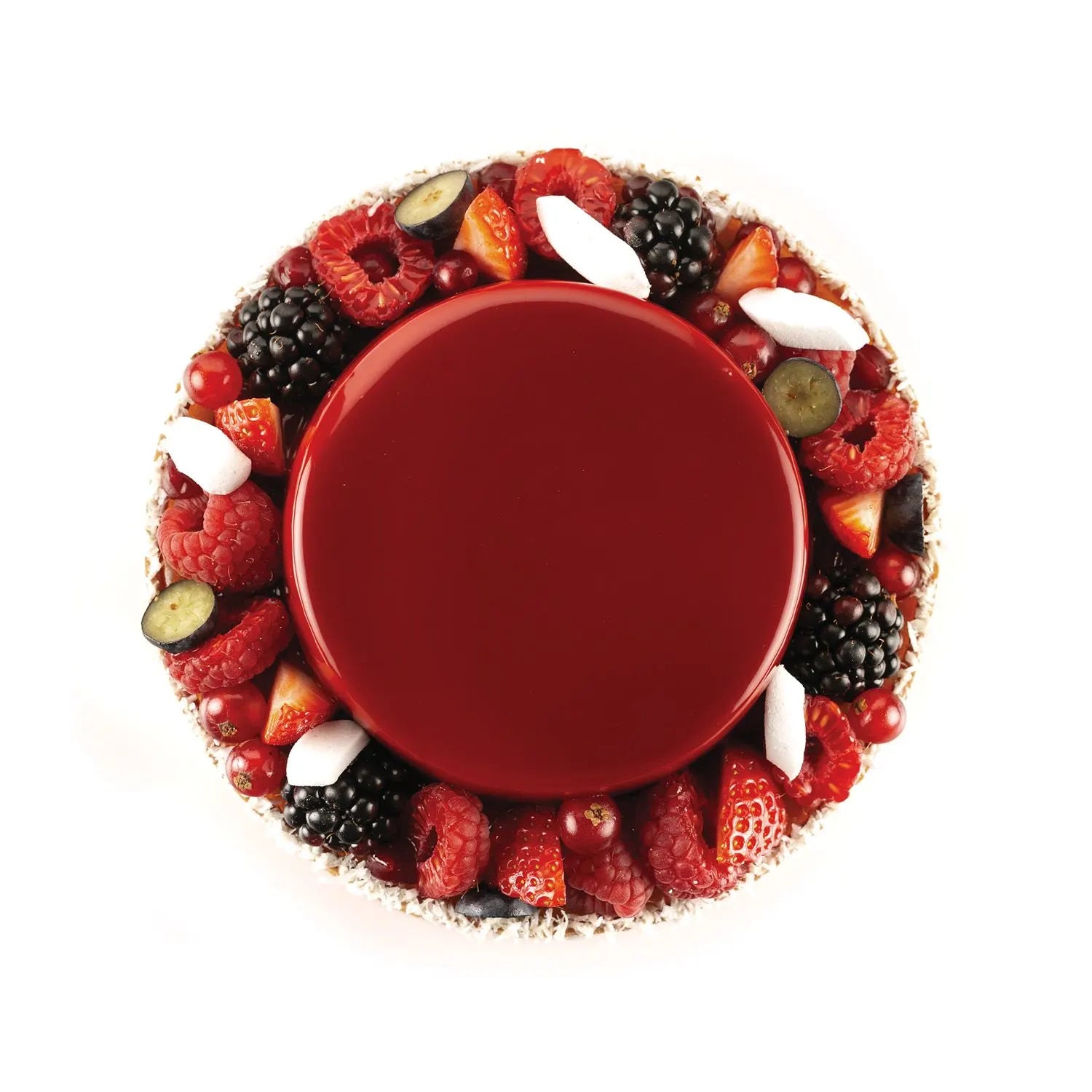 Silikomart Decor Round 50 Silicone Mold - 6 Piece Baking Set for Cakes, Cupcakes & Desserts | Perfect for Home Baking, Party Treats & Professional Pastry Chefs