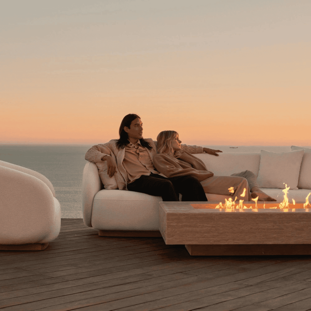 Como Outdoor 3-Seat Patio Sofa Set - Waterproof Wicker Furniture for Garden, Poolside, Deck & Backyard Relaxation