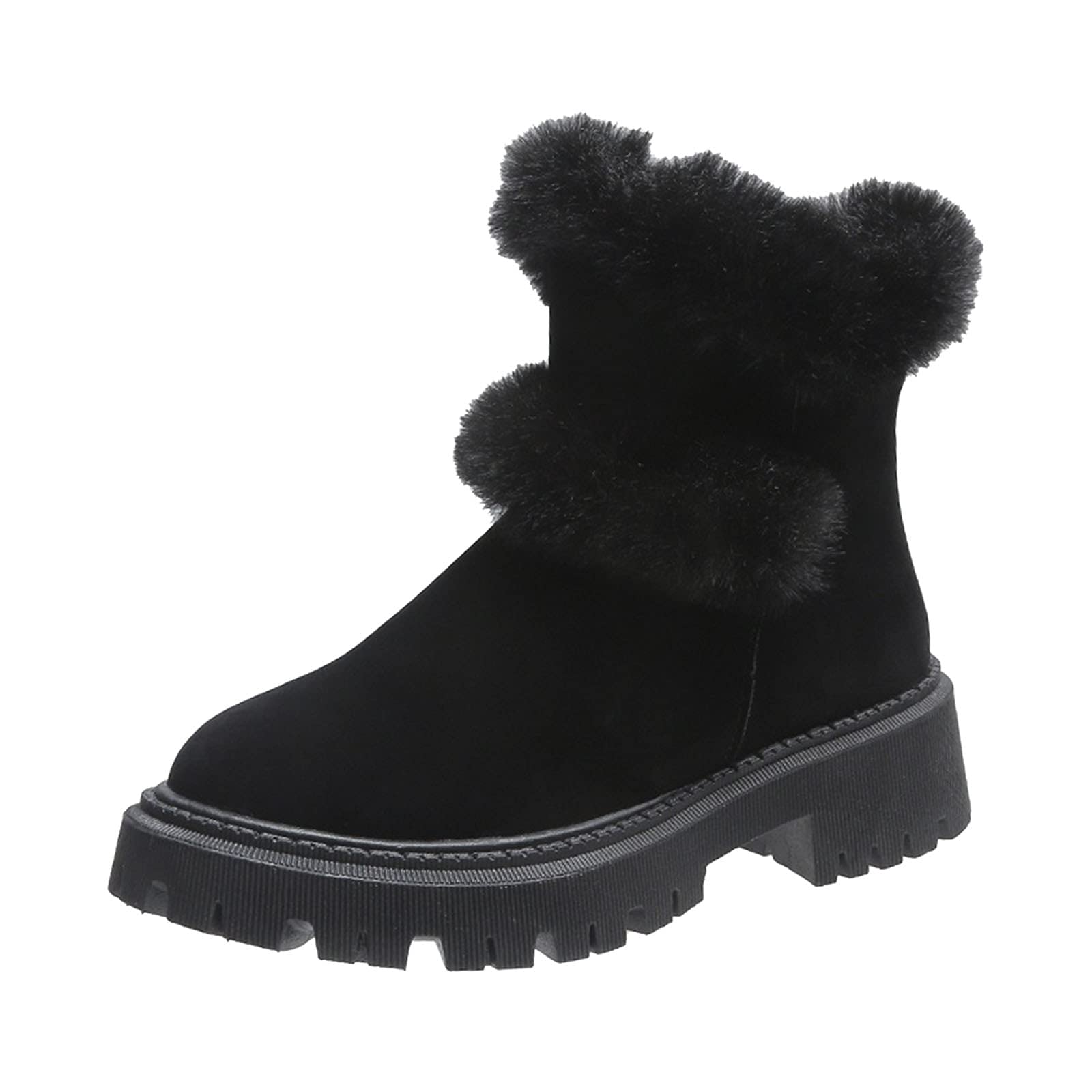 Women's Waterproof Winter Boots - Fashion Ankle Booties with Chunky Heel | Non-Slip Swim Shoes & Cowgirl Boots for Snow, Beach & Outdoor Activities