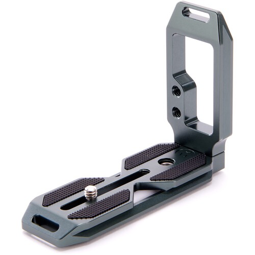 3 Legged Thing QR11 FBC 2.0 Universal L Bracket for DSLR Cameras - Metallic Slate Gray - Compatible with Canon, Nikon, Sony - Perfect for Landscape & Portrait Photography