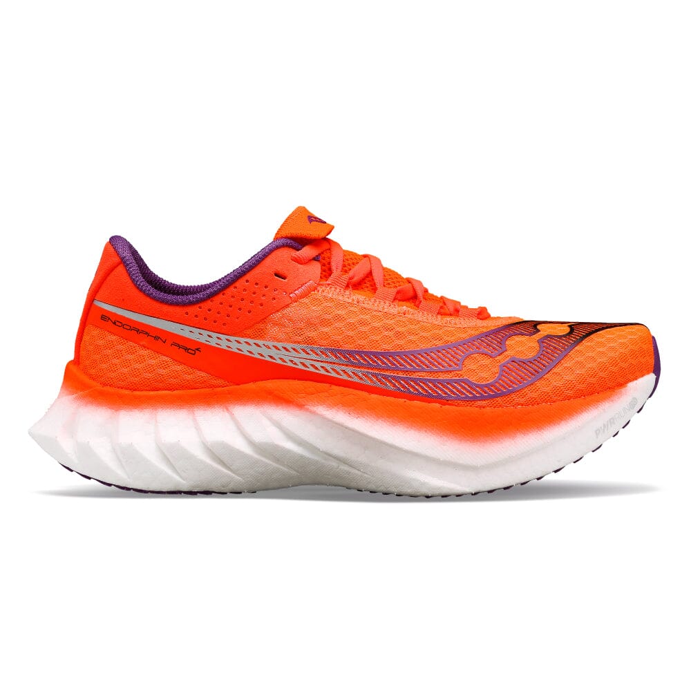 Saucony Women's Endorphin Pro 4 Running Shoes - Lightweight Carbon Fiber Racing Sneakers for Marathon & Road Racing - Perfect for Long Distance Training & Competitive Running