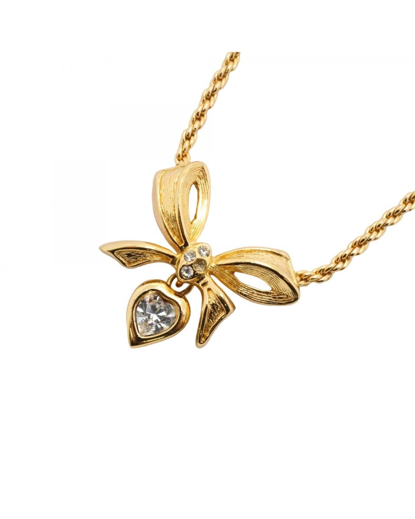 Elegant Bow Crystal Pendant Necklace for Women - Sparkling Gift for Valentine's Day, Anniversary & Special Occasions