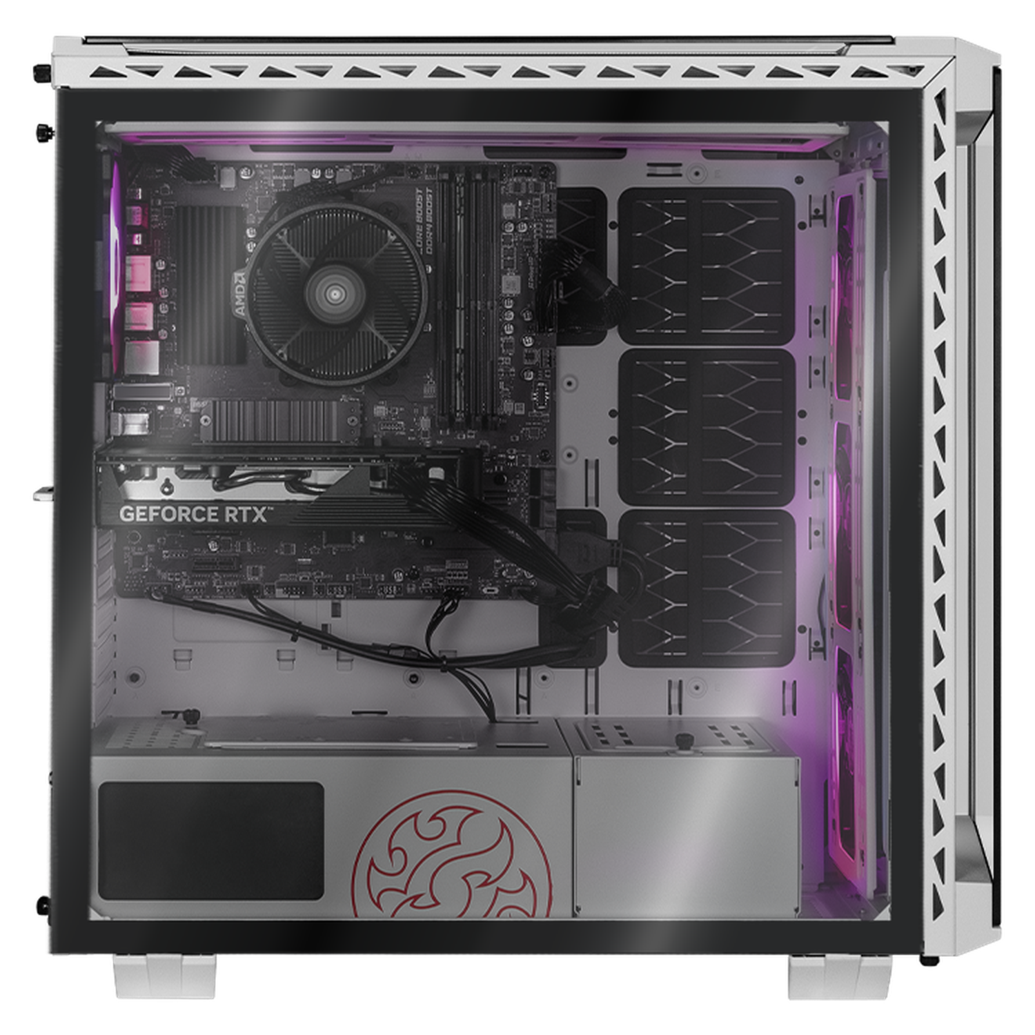 Xtreme PC Gaming Desktop - XPG Geforce RTX 4060, AMD Ryzen 7 5700, 32GB RAM, 1TB SSD, WiFi, Battlecruiser White - High Performance Gaming PC for Esports, Streaming & VR Gaming