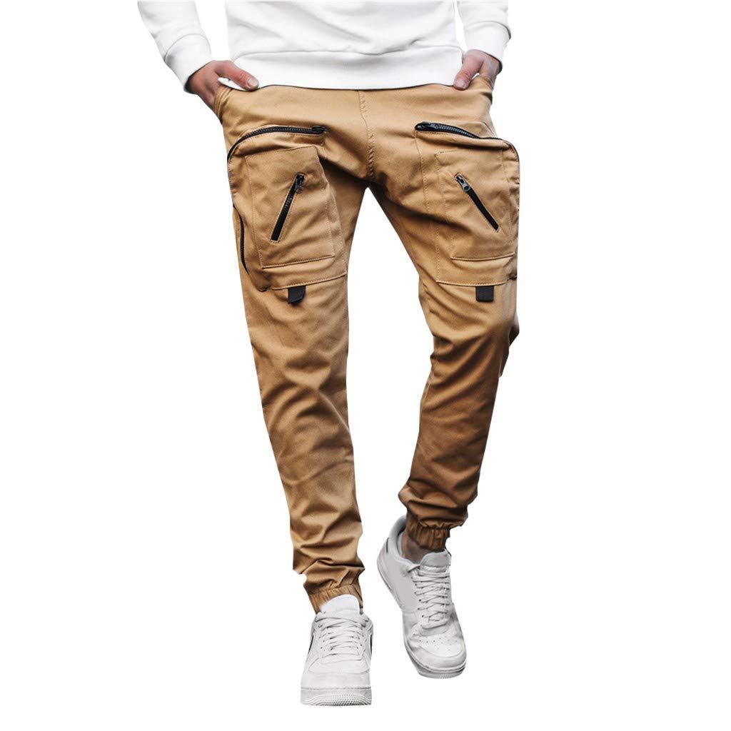 Men's Military Cargo Pants - 8 Pocket Tactical Workout Running Cotton Pants for Outdoor Work & Combat | Durable Casual Trousers for Hiking, Gym & Everyday Wear