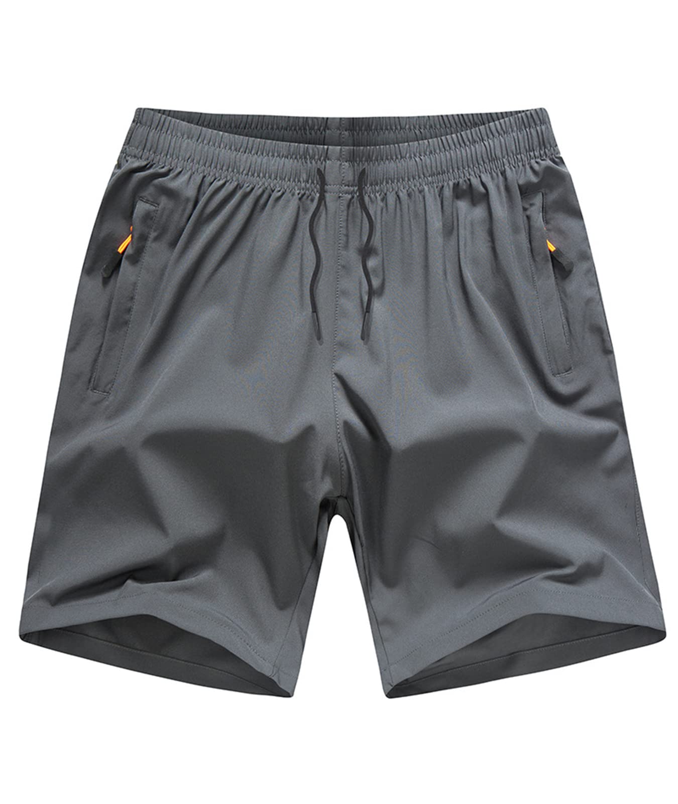 Boys' Loose Fit Athletic Shorts with Zipper Pockets - Quick Dry Running Shorts for Sports & Outdoor Activities - Perfect for Basketball, Soccer, Gym Workouts and Summer Camp