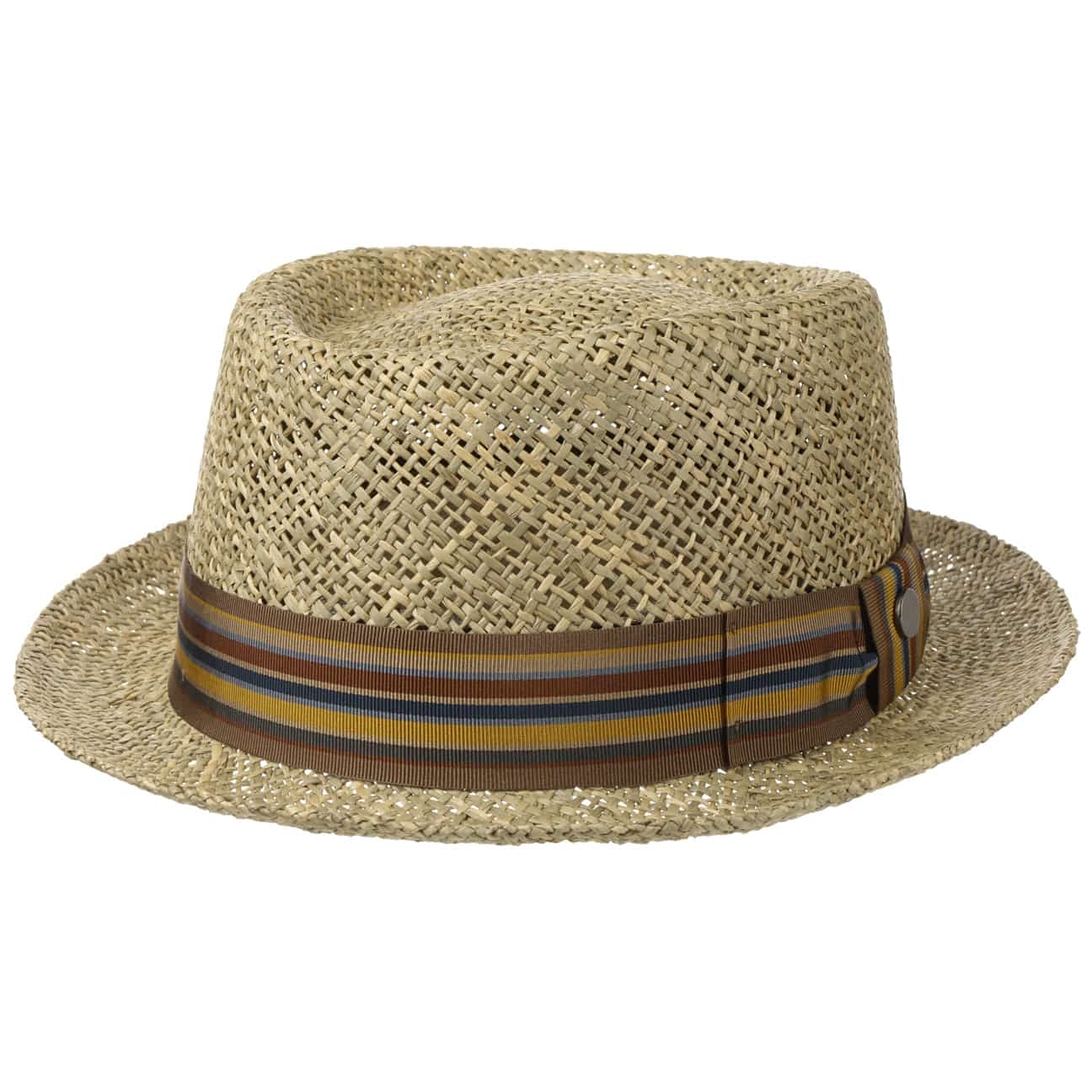 Lierys Montappo Pork Pie Straw Hat for Women & Men - Handmade in Italy - Perfect for Summer Outfits, Beach Vacations, and Outdoor Events