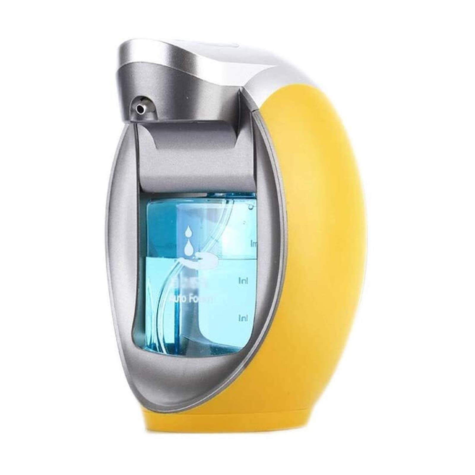 Automatic Foam Soap Dispenser - Touchless Hand Sanitizer Wall Mounted for Bathroom, Kitchen & Office - Smart Sensor Soap Dispenser with 300ml Capacity (Yellow) - Ideal for Home, Hospital and Public Spaces Hygiene
