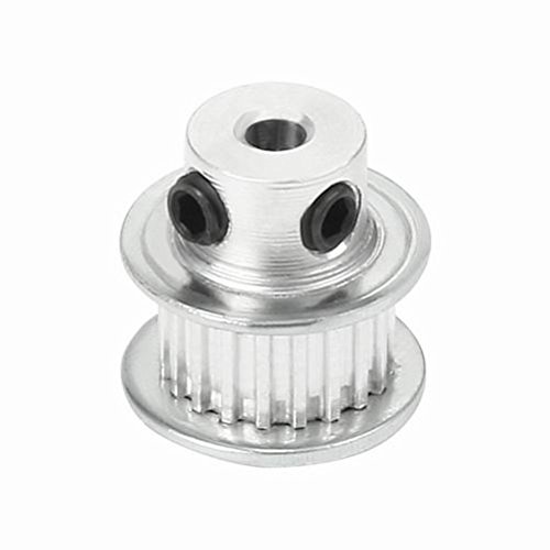 Aluminum MXL 20 Teeth Timing Pulley - 3.175mm Bore & 7mm Belt Width - Synchronous Idler Wheel for 3D Printers, CNC Machines, and Robotics Projects