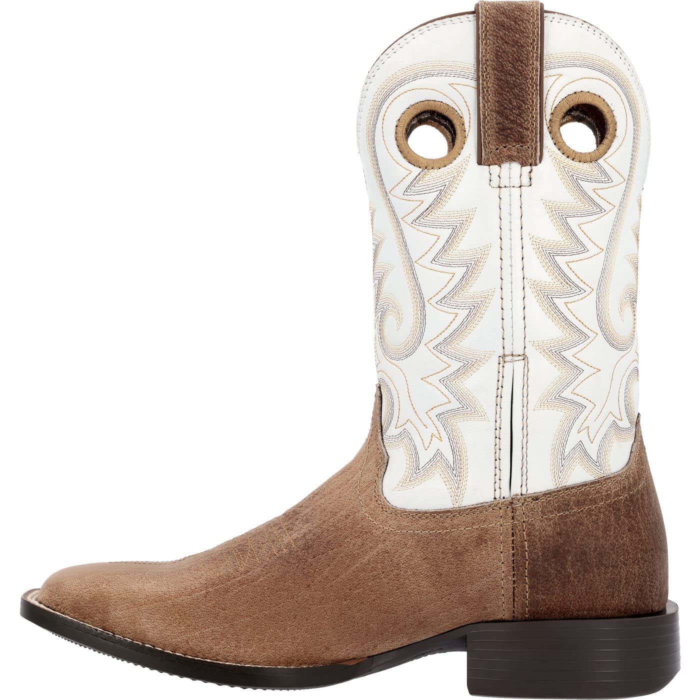 Durango® Westward™ Dark Chestnut & Black Onyx Western Boots for Men - Cowboy Boots with Leather Upper & Comfortable Fit - Perfect for Rodeo, Country Music Festivals & Western Fashion
