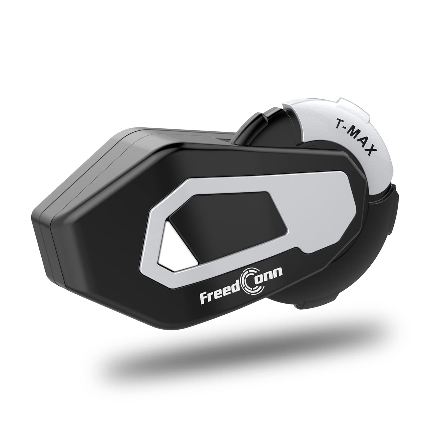 FreedConn T-MAX Motorcycle Bluetooth Intercom System - Helmet Communication Headset with Remote Control & Easy Screw Clip Installation for Riders - Perfect for Group Riding, Touring & Adventure Motorcycling