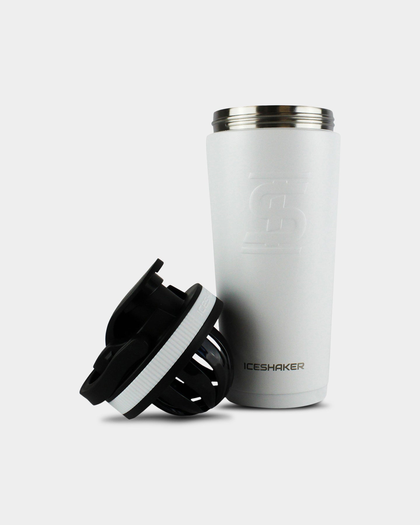 26oz Ice Shaker Protein Shaker Bottle - Leak Proof Workout Water Bottle for Gym, Sports & Travel - BPA Free Fitness Shaker Cup with Mixing Ball & Time Marker