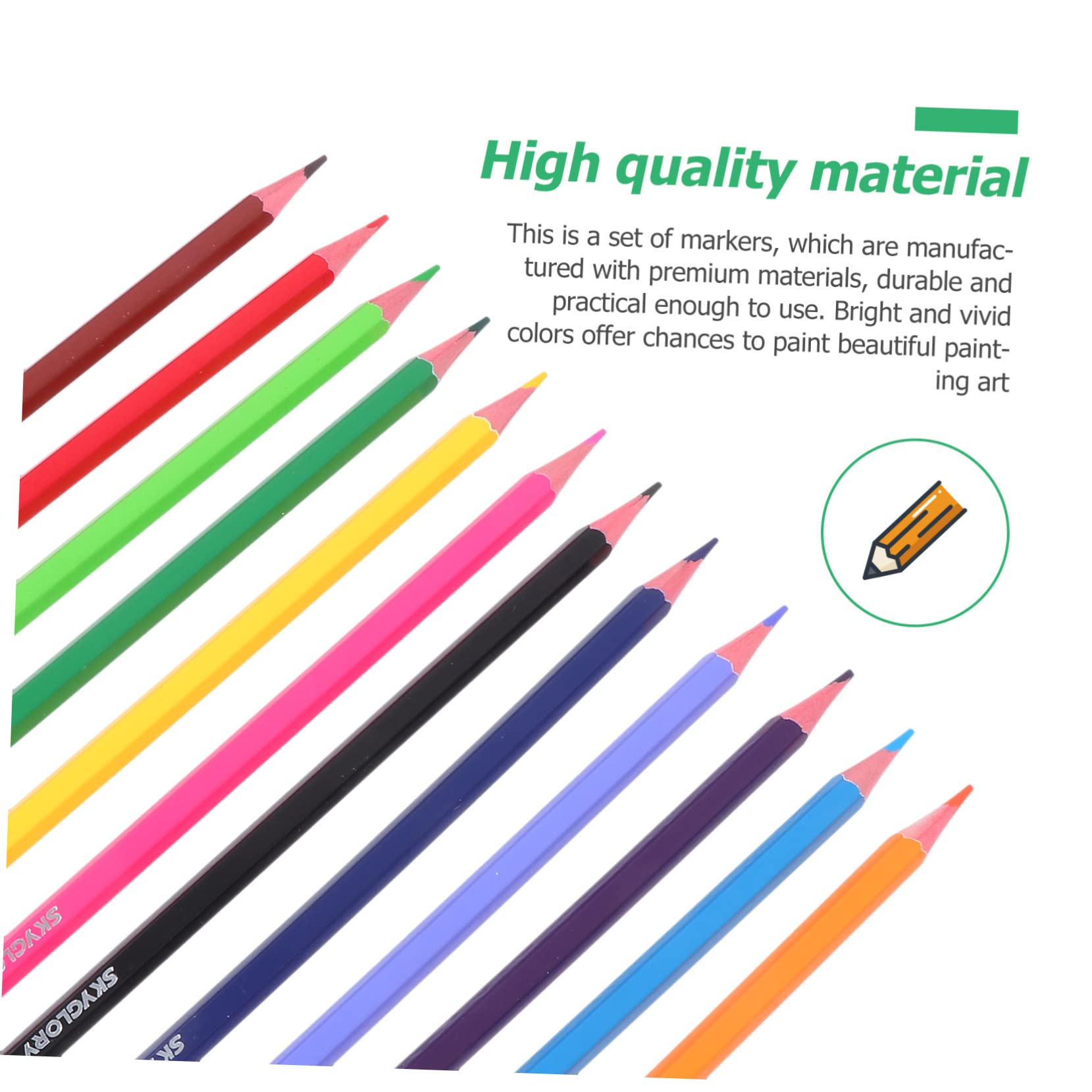 VILLFUL 12/24/36 Pack Professional Colored Pencils for Artists - Vibrant Wooden Drawing Pencils with Smooth Shading - Perfect for Sketching, Coloring Books & Adult Art Therapy
