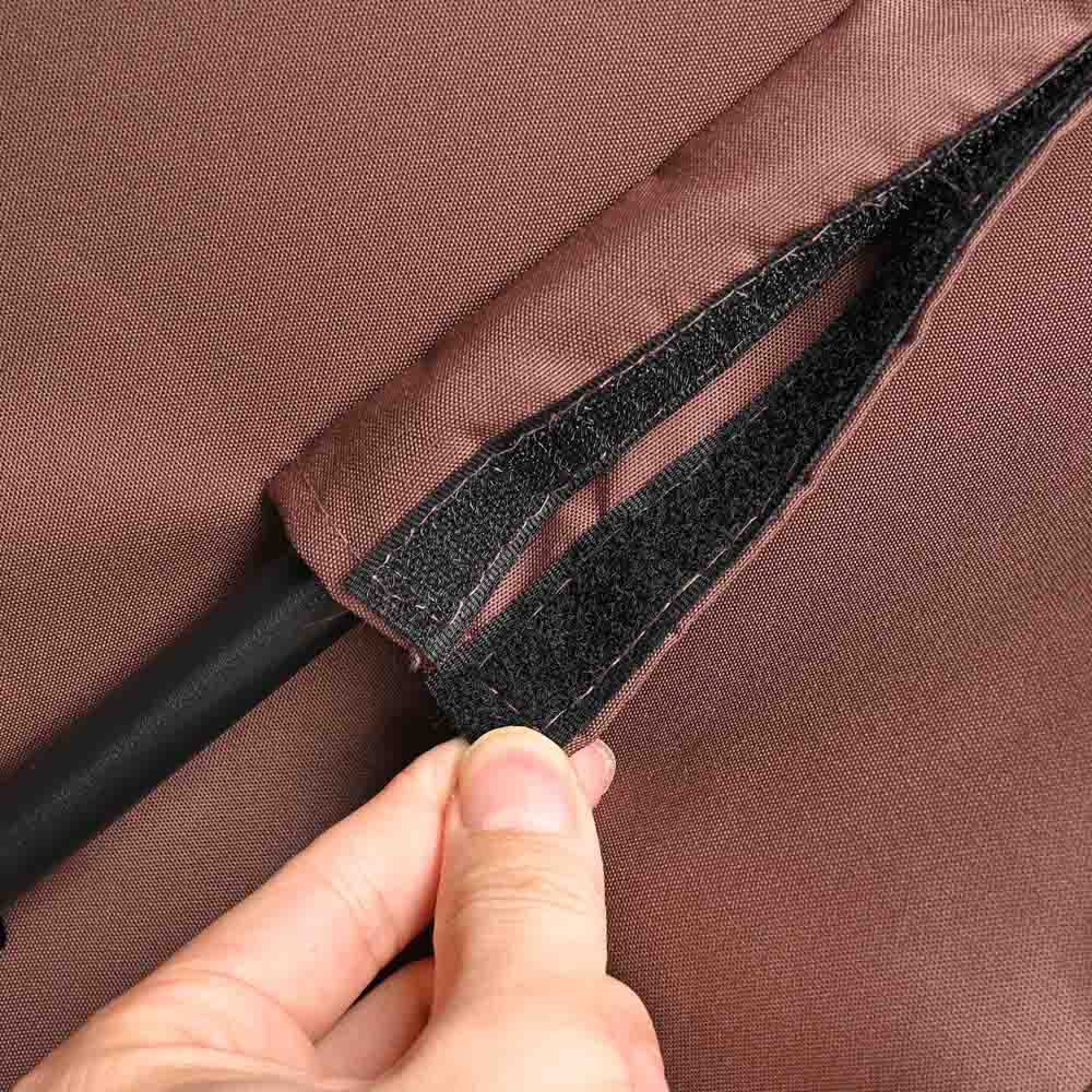 TheLAShop 65x47 Inch Outdoor Patio Swing Canopy Replacement - Durable Sun Shade Cover for Porch, Garden & Backyard Relaxation
