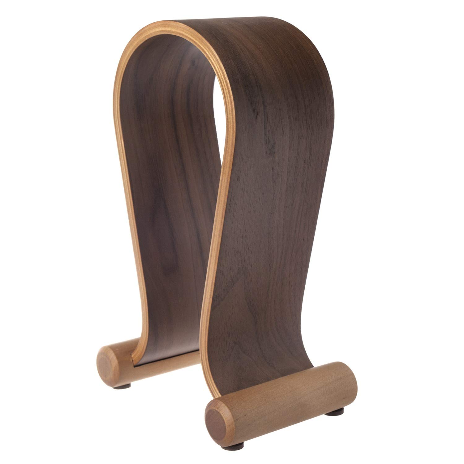 Premium Wooden Headphone Stand MC-815W - Universal Gaming Headset Holder with Vintage Design (10.1